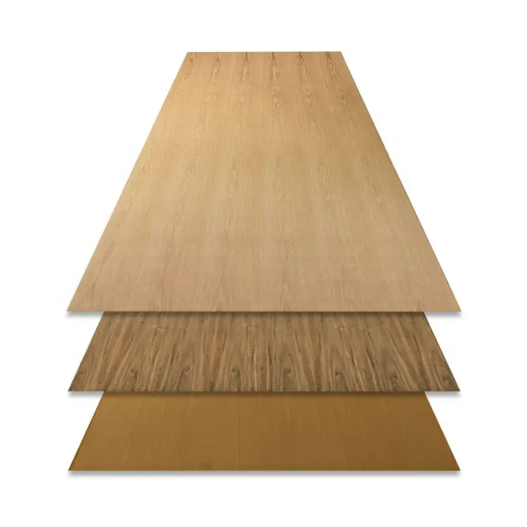 Tongli-tablero de madera 1/2, paneles de pared de madera de roble blanco, núcleo de álamo, madera contrachapada de lujo