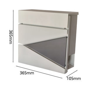 Boîte aux lettres murale extérieure étanche en fer, série 936 – Design moderne pour usage postal et de réclamation - Product Image 6