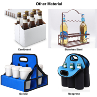 Support pliable portable pour bouteilles de bière, porte-boissons en plastique pour grandes tasses, avec logo personnalisé, produit de la marque Taproom