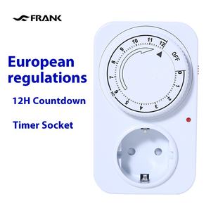 <span class=keywords><strong>Prise</strong></span> UE <span class=keywords><strong>Prise</strong></span> de Temps 24 Heures Minuterie Mécanique Cyclique 16A 220V Automatique Marche/Arrêt <span class=keywords><strong>Prise</strong></span> de Contrôle de Temps <span class=keywords><strong>pour</strong></span> la Cuisine - Product Image 3