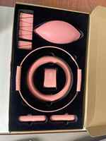 Kit de Pilates Personalizado con Pelota de PVC Color Chocolate, Anillo de Pilates con Logotipo y Juego de Bandas de Resistencia de Látex para Entrenamiento de Pilates