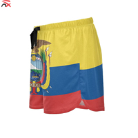 Pantalones Cortos de Playa de Verano con la Bandera de Ecuador, Pantalones Cortos de Moda para Mujer con Bolsillos y la Bandera de Ecuador