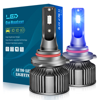 Ampoule de phare LED bleue super lumineuse 50W 12V, ampoule de voiture, faisceau haut et bas, H1 H4 H7 9012 880 H11, phares LED 9005 9006