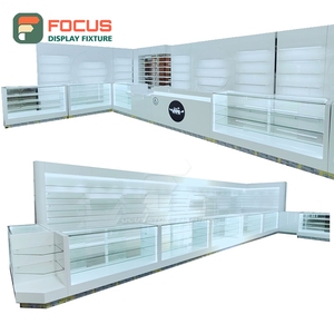 Custom Tobacco Display Cabinet Glass Panel Lockable Drawer Multi Tier <b>Shelf</b> Cigarette Display Cabinet - Product Image 2