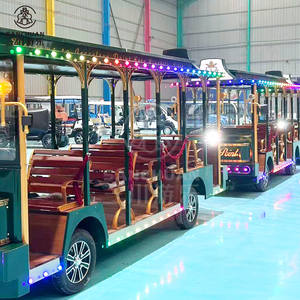 Fabrieks prijs attractiepark attracties toeristische elektrische tram stadsbus <span class=keywords><strong>trolley</strong></span> elektrische sightseeing auto te koop - Product Image 5