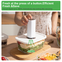 Boîte de conservation alimentaire sous vide en verre moderne, conservation de la fraîcheur, récipient alimentaire hermétique, cuisine et retour à l'école