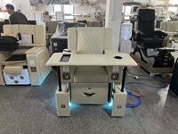 Fauteuil de massage électrique pour pédicure et soin des cils, avec fonction bain de pieds, pour salons de beauté et de manucure