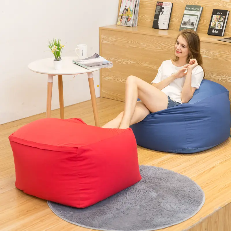 Fauteuil de loisir moderne pour adultes et enfants Salon inclinable japonais Pouf Tatami Canapé-lit pour paresseux