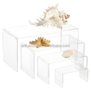 Nuevos niveles personalizados, elevadores de exhibición de acrílico transparente, soporte para cupcakes, maquillaje, estante de exhibición de acrílico para organizar y decorar - Product Image 1