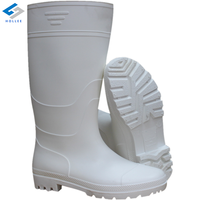 Bottes de pluie imperméables résistantes aux acides et aux alcalis, bottes de sécurité légères et antidérapantes en PVC et caoutchouc pour les travaux agricoles