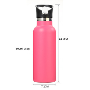 Yongkang Sports Water Bottle 500ml 260g Stainless Steel Insulated Reusable Outdoor Cycling Mountaineering - Product Image 2