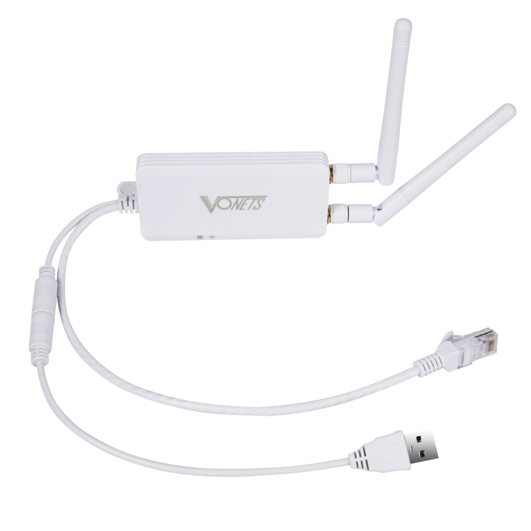 Беспроводной Wi-Fi ретранслятор VONETS VAP11S, 2,4 ГГц, 300 Мбит/с, 2 антенны