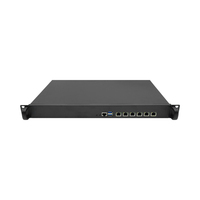 Serveur de routeur en rack 1U 3865u avec 6LAN intel 8257L Linux Ubuntu MikroTik ROS Mini PC industriel PFsense Firewall & VPN