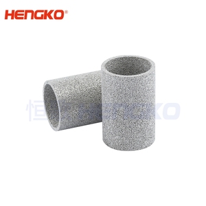 Vendita diretta della fabbrica 40-50 <span class=keywords><strong>um</strong></span> micron pori grade sinterizzato poroso metallo SS filtro in acciaio inox tubo - Product Image 1