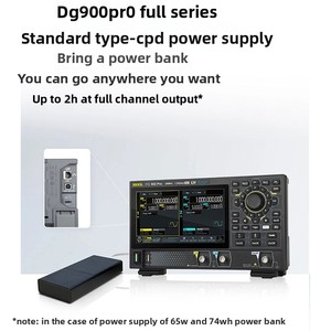 Générateur de signaux à formes d'onde arbitraires RIGOL DG912 Pro, se connecte à une alimentation externe ou fonctionne comme une batterie externe Pro D - Product Image 6