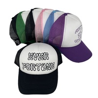 Gorra Trucker de 5 Paneles Personalizada con Logotipo Bordado 3D, Malla, Espuma Premium, Dos Tonos, OEM, Deportiva, Común, Venta al por Mayor