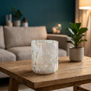 Porte-bougie votif en verre vintage personnalisé avec couvercle électroplaqué, décoration d'intérieur, pot vide style mexicain pour Noël et Pâques - Product Image 3