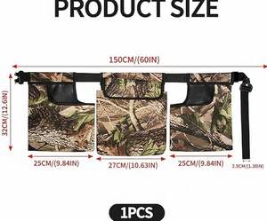 Ceinture de chasse Camo Dove avec sac de jeu et pochettes Shell-Conception durable, réglable et légère pour le terrain et le jeu - Product Image 3