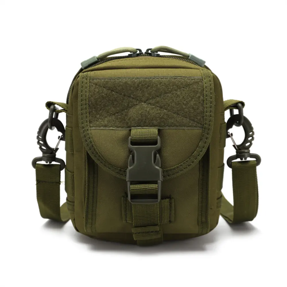 Outdoor Sports Small Canvas Messenger Bag Small Tactical Bag Crossbody Casual Pack