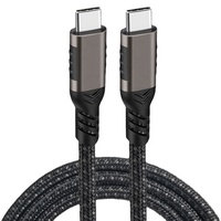 Cable USB Tipo C de 100 W, 20 Gbps, 4K, 60 Hz, 2 Metros, en Existencia