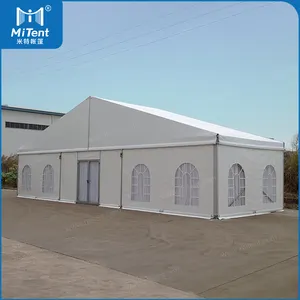 Tenda per feste con capacità del padiglione esterno 15x40m 400-500 con porta d'ingresso in alluminio