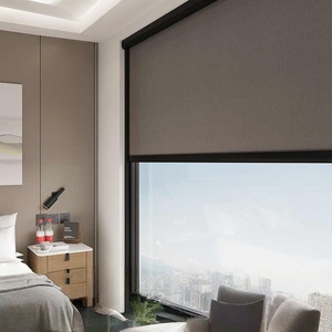 Thông minh ngoài trời điện Kem chống nắng mở rèm che Windproof rainproof Con lăn màn trập gian hàng với xây dựng trong cài đặt - Product Image 2