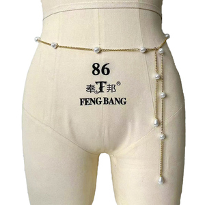 Vendita calda regolabile placcato perla a strati del corpo catena in vita, <span class=keywords><strong>Sexy</strong></span> perline per il corpo gioielli regali per le donne - Product Image 4