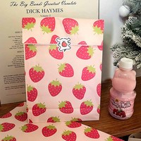 Magnifiques sacs cadeaux en papier kraft jetables à motif floral, design personnalisable couleur/taille – plats pour pâtisserie et bonbons