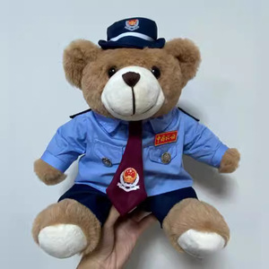 Peluche de Tax Bear con uniforme azul, diseño personalizado, regalo para niños y adultos - Product Image 2