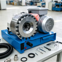 Équipement de sertissage hydraulique entièrement automatique compatible avec les normes de tuyaux SAE, JIC, DIN, ISO pour les usines mondiales