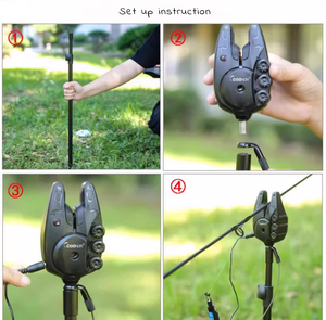 Neuer 82Pro Bissanzeiger für das Karpfenangeln, Wasserdicht, Einstellbar, Elektronischer, Intelligenter Angel-Bissanzeiger mit LED-Nachtlicht für das Karpfenangeln - Product Image 5