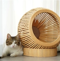 Sarang Kucing Villa Grosir Anyaman Rotan Bambu Empat Musim Gaya Klasik Universal Ruang Tamu Kamar Tidur Ramah Lingkungan