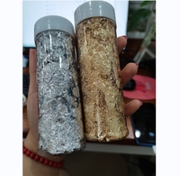 Feuilles d'or en vrac, décorations en or véritable pour la pâtisserie, outils de décoration de gâteaux, paillettes d'or pour le visage, pur or en flocons