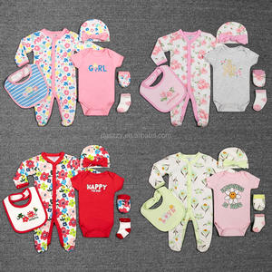 Setelan Pakaian Bayi Baru Lahir 6-Potong untuk Anak Laki-Laki dan Perempuan 100% Katun Desain Kartun Lucu untuk Usia 3-9 Bulan - Product Image 5