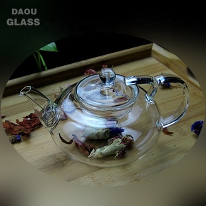 กาน้ำชาแก้วทนอุณหภูมิสูง400มล. พร้อมตัวกรองรางน้ำเค้กยอดนิยม - Product Image 4