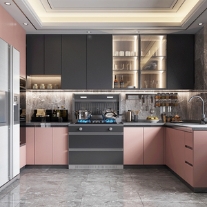 SANTOPOVA Gỗ Dán Ý Gỗ Sồi Đỏ Và Bộ Veneer Hoàn Thiện Tủ Bếp Màu Đỏ Rượu Kelen Kino - Product Image 2