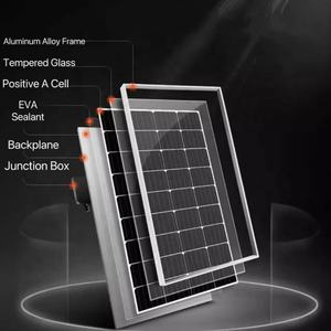 UM Single Solar panel 450W 550W 600W Mono kristallines Halbzellen-PV-Modul Mono Solar panel 5BB 9BB - Product Image 3