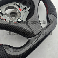 Volant de direction pour BMW E90 E91 E92 E93 Série 3, le plus populaire, en cuir perforé, fibre de carbone, LED, M Sport