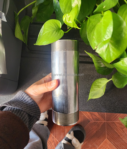 Tubo redondo de alambre exterior de doble cabeza de pezón de rosca de venta directa de fábrica para sistema de conexión de tubería - Product Image 5