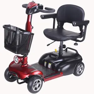lithium battery folding elderly disabled e scooter China factory 48V 12AH foldable electric handicapped mobility scooter
