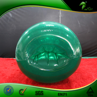 Sac de décompression gonflable géant en PVC, couleur transparente verte, vente en gros, Tube de couchage gonflable, 2022, Offre Spéciale