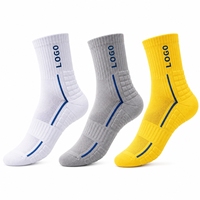 Nouvelle Arrivée Chaussettes de Sport Respirantes à Séchage Rapide pour Adultes Unisexe Chaussettes de Course et de Basketball d'Extérieur Chaussettes Tubulaires de Performance pour l'Automne