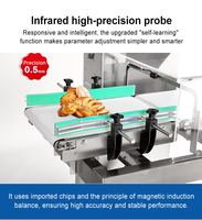 Báscula de Control de Peso Automática para Procesamiento de Alimentos con Banda Transportadora de Acero Inoxidable de Alta Precisión Personalizable