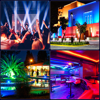 120W 8 Augen LED Schwingbalken-Streifenlicht für KTV, Bar, DJ Club, Hochzeit, Große Performance RGBW 4-in-1 Moving Head Bühnenbeleuchtung