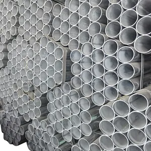 高品質丸型SteelPipe溶融亜鉛メッキERW技術6m12m構造用長さ溶接曲げパンチングサービス