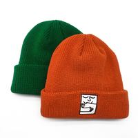 Gorro Unisex Acrílico Rasta Bordado Arco Iris Rayas Sombrero de Punto Invierno Cálido Gorro Negro