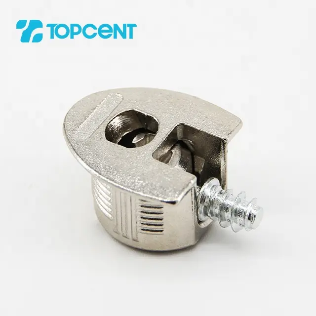Wholesale screw modern furniture fittings panels locking rafix connector for cabinet door