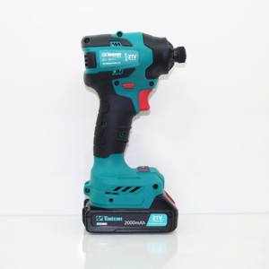 Yüksek verimli lityum pil 3 dişliler ayarı 1/4 "otomobil bakım için güç darbe anahtarı 21V elektrikli akülü aracı - Product Image 4