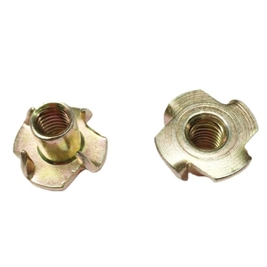 Edelstahl SS304 316 M4 M5 M6 M8 M10 Vierklauenmuttern Blau Weiß Verzinkt OEM - Product Image 5