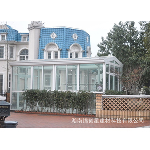 Maison de soleil personnalisée en aluminium extérieur <span class=keywords><strong>jardin</strong></span> d'hiver salle de soleil en verre kits <span class=keywords><strong>4</strong></span> saisons <span class=keywords><strong>avec</strong></span> moulage de toit en triangle pour villas - Product Image 5